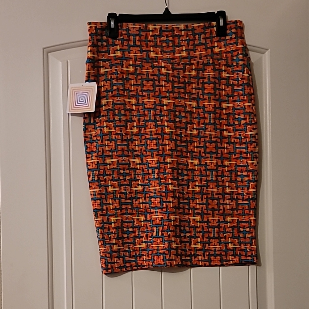 Colorful Geometric Patterned Skirt